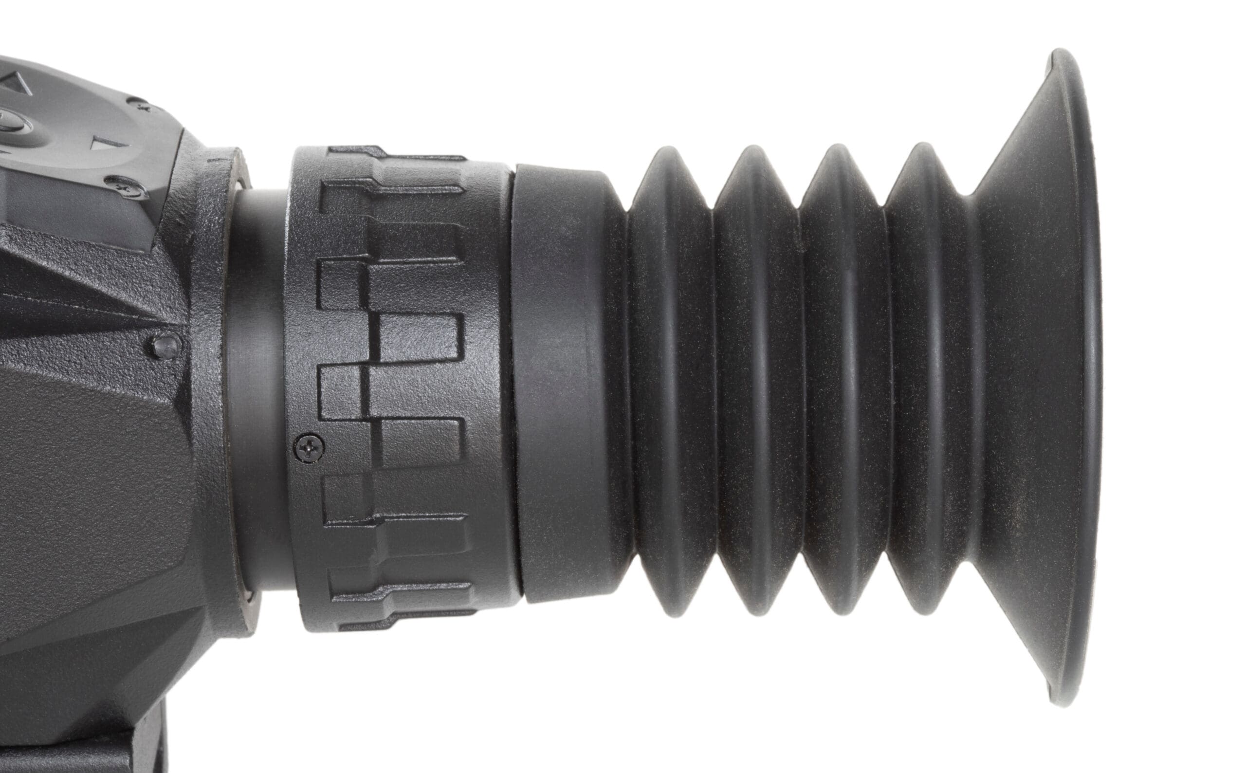 Rubber,Bellows,On,The,End,Of,A,Rifle,Scope,With